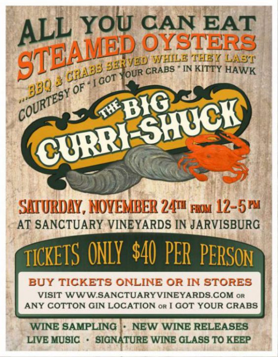 The Big Curri-Shuck...the Perfect Way to End Thanksgiving Weekend