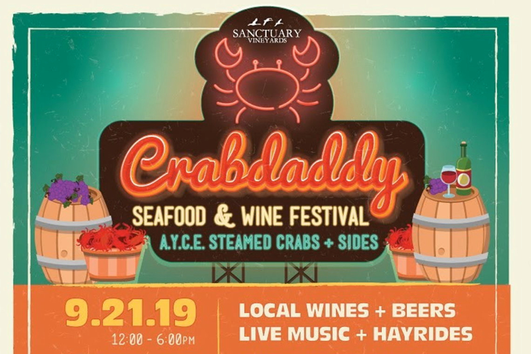 CrabDaddy Reappears at Sanctuary Vineyards