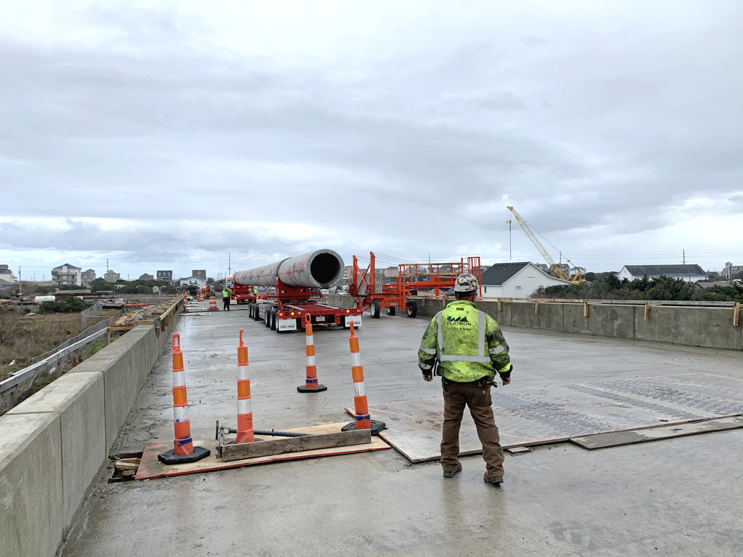 Jug Handle Bridge at Rodanthe Is Taking Shape