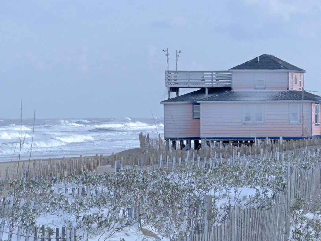Winter Storm Paints Outer Banks White