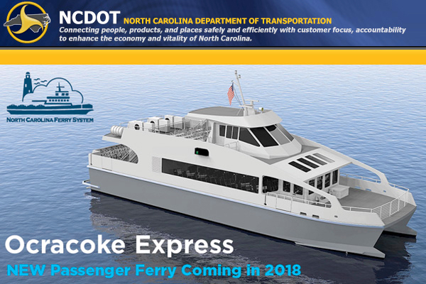 Hatteras/Ocracoke Passenger Ferry Perfect for Day Trips