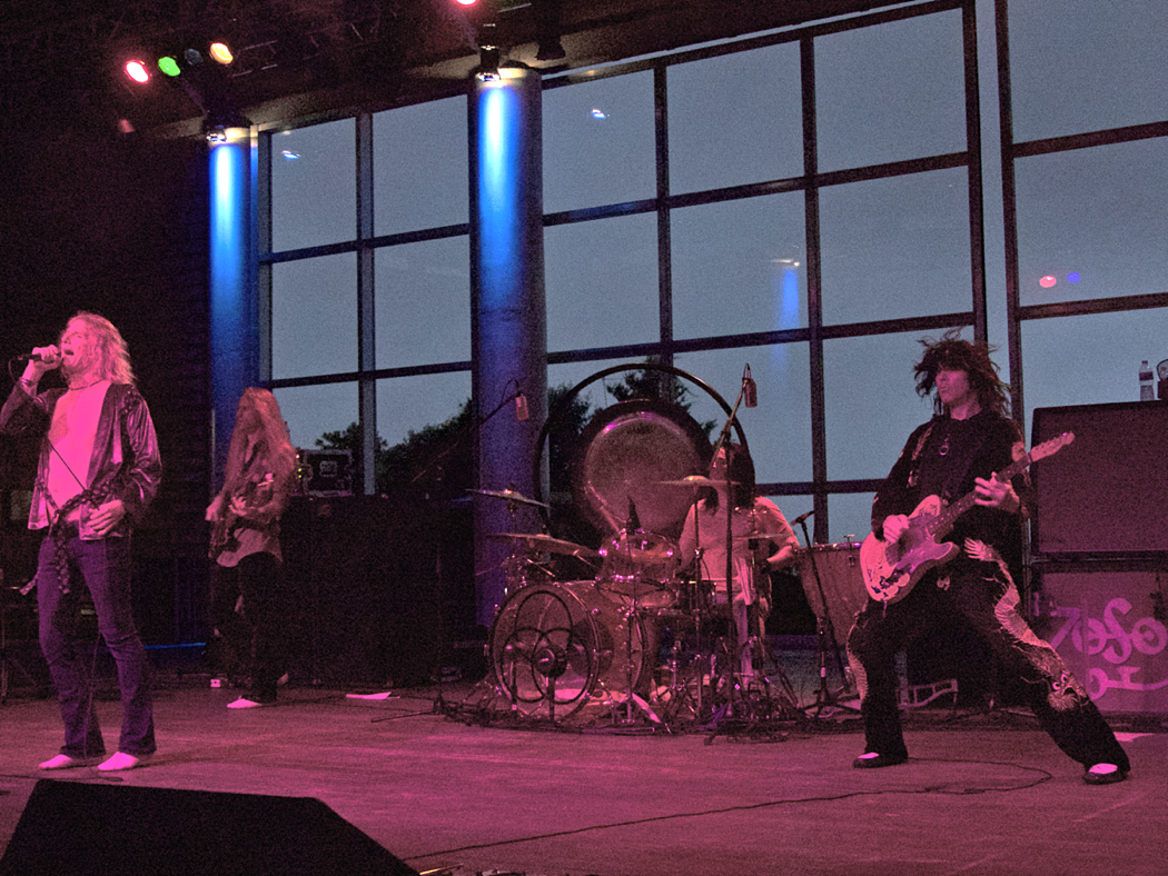 ZoSo, Led Zeppelin tribute band in performance at Roanoke Island Festival Park.