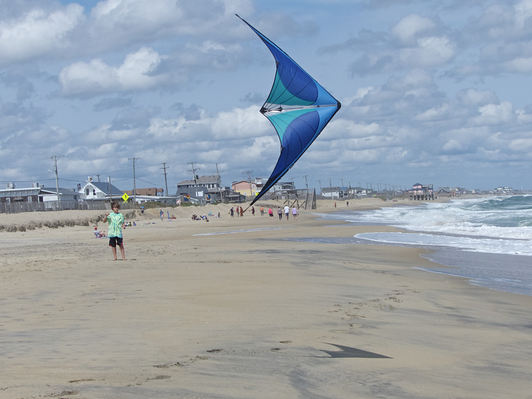 A Great Day to Fly a Kite on the Beach
