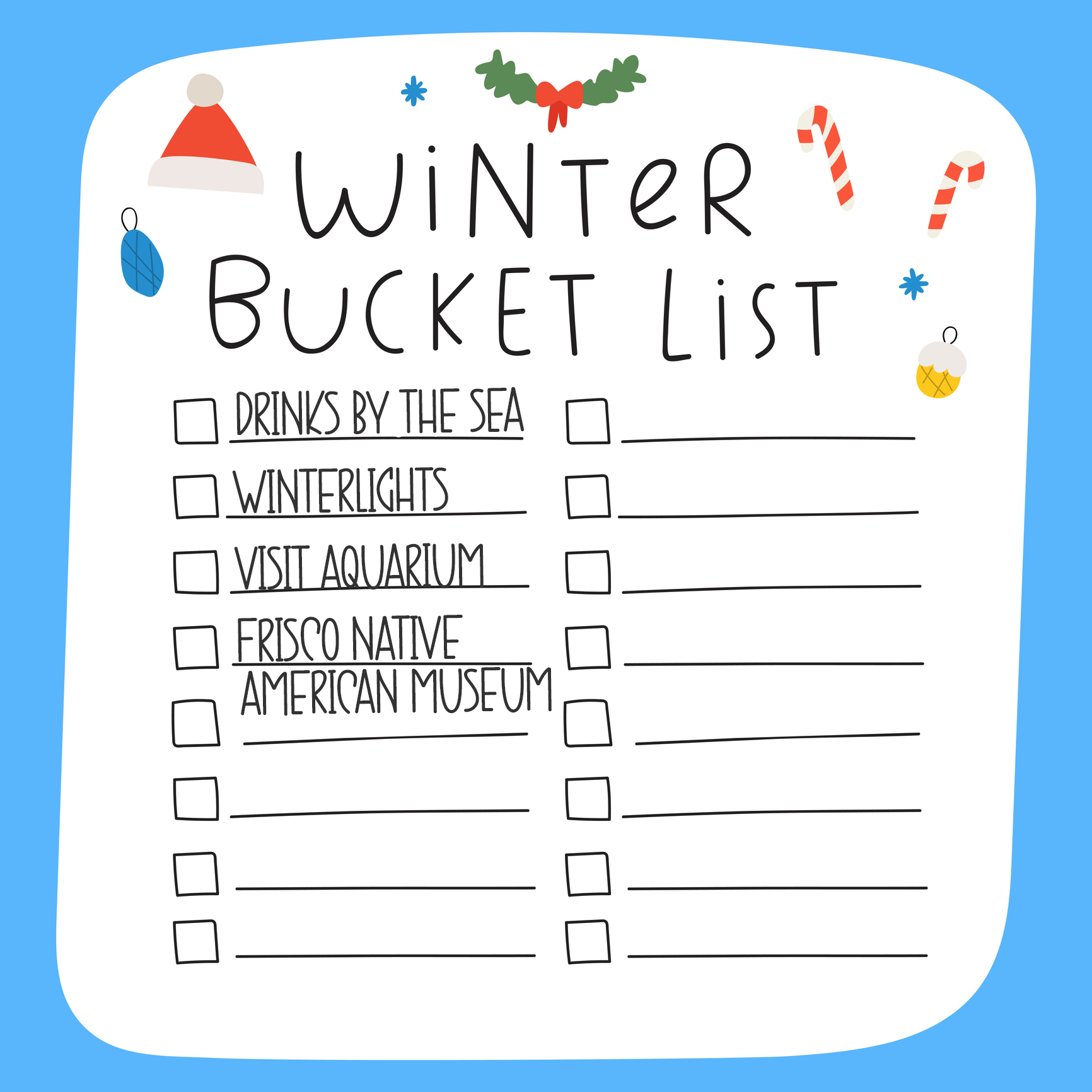 What's on your Outer Banks Vacation Bucket List this Winter?