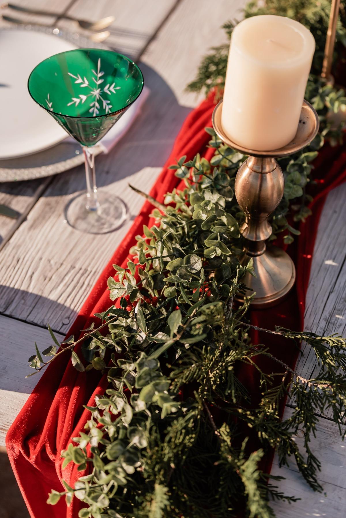 holiday decor outdoor picnic